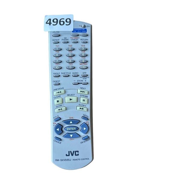 JVC RM-SXV065J Remote Control For TV/DVD Player - Picture 4 of 4